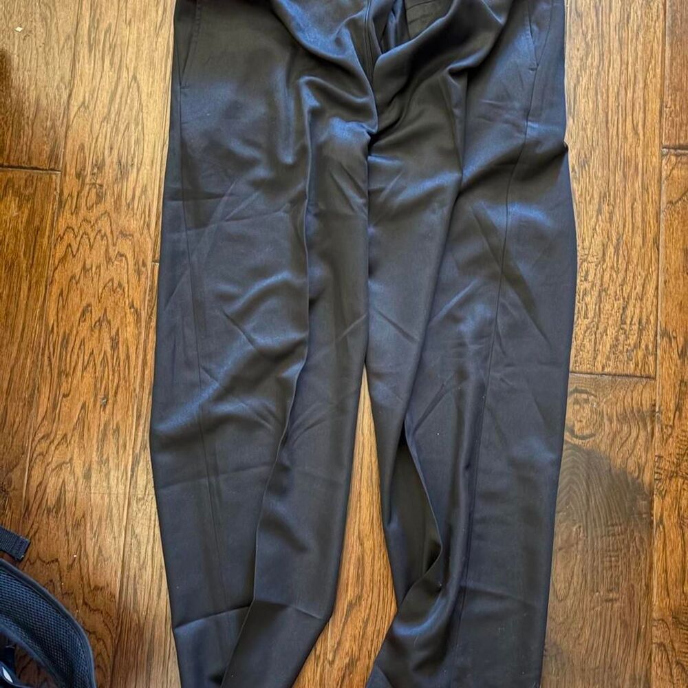 Men's Black and Brown Trousers